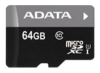 memory card ADATA, memory card ADATA Premier microSDXC Class 10 UHS-I U1 64GB + microReader V3, ADATA memory card, ADATA Premier microSDXC Class 10 UHS-I U1 64GB + microReader V3 memory card, memory stick ADATA, ADATA memory stick, ADATA Premier microSDXC Class 10 UHS-I U1 64GB + microReader V3, ADATA Premier microSDXC Class 10 UHS-I U1 64GB + microReader V3 specifications, ADATA Premier microSDXC Class 10 UHS-I U1 64GB + microReader V3