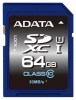 memory card ADATA, memory card ADATA Premier SDXC Class 10 UHS-I U1 64GB, ADATA memory card, ADATA Premier SDXC Class 10 UHS-I U1 64GB memory card, memory stick ADATA, ADATA memory stick, ADATA Premier SDXC Class 10 UHS-I U1 64GB, ADATA Premier SDXC Class 10 UHS-I U1 64GB specifications, ADATA Premier SDXC Class 10 UHS-I U1 64GB