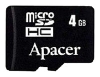 memory card Apacer, memory card Apacer microSDHC Card Class 4 4GB + 2 adapters, Apacer memory card, Apacer microSDHC Card Class 4 4GB + 2 adapters memory card, memory stick Apacer, Apacer memory stick, Apacer microSDHC Card Class 4 4GB + 2 adapters, Apacer microSDHC Card Class 4 4GB + 2 adapters specifications, Apacer microSDHC Card Class 4 4GB + 2 adapters