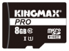 memory card Kingmax, memory card Kingmax microSDHC PRO Class 10 UHS-I U1 8GB + SD adapter, Kingmax memory card, Kingmax microSDHC PRO Class 10 UHS-I U1 8GB + SD adapter memory card, memory stick Kingmax, Kingmax memory stick, Kingmax microSDHC PRO Class 10 UHS-I U1 8GB + SD adapter, Kingmax microSDHC PRO Class 10 UHS-I U1 8GB + SD adapter specifications, Kingmax microSDHC PRO Class 10 UHS-I U1 8GB + SD adapter