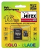 memory card Mirex, memory card Mirex microSDHC Class 4 16GB + SD adapter, Mirex memory card, Mirex microSDHC Class 4 16GB + SD adapter memory card, memory stick Mirex, Mirex memory stick, Mirex microSDHC Class 4 16GB + SD adapter, Mirex microSDHC Class 4 16GB + SD adapter specifications, Mirex microSDHC Class 4 16GB + SD adapter