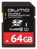 memory card Qumo, memory card Qumo SDXC Class 10 UHS Class 1 64GB, Qumo memory card, Qumo SDXC Class 10 UHS Class 1 64GB memory card, memory stick Qumo, Qumo memory stick, Qumo SDXC Class 10 UHS Class 1 64GB, Qumo SDXC Class 10 UHS Class 1 64GB specifications, Qumo SDXC Class 10 UHS Class 1 64GB