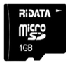 memory card RiDATA, memory card RiDATA microSD 1GB + SD adapter, RiDATA memory card, RiDATA microSD 1GB + SD adapter memory card, memory stick RiDATA, RiDATA memory stick, RiDATA microSD 1GB + SD adapter, RiDATA microSD 1GB + SD adapter specifications, RiDATA microSD 1GB + SD adapter