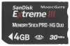 memory card Sandisk, memory card Sandisk Extreme III MS PRO-HG Duo 4GB, Sandisk memory card, Sandisk Extreme III MS PRO-HG Duo 4GB memory card, memory stick Sandisk, Sandisk memory stick, Sandisk Extreme III MS PRO-HG Duo 4GB, Sandisk Extreme III MS PRO-HG Duo 4GB specifications, Sandisk Extreme III MS PRO-HG Duo 4GB