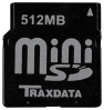 memory card Traxdata, memory card Traxdata miniSD  PRO 150X 512Mb, Traxdata memory card, Traxdata miniSD  PRO 150X 512Mb memory card, memory stick Traxdata, Traxdata memory stick, Traxdata miniSD  PRO 150X 512Mb, Traxdata miniSD  PRO 150X 512Mb specifications, Traxdata miniSD  PRO 150X 512Mb