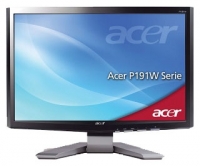 monitor Acer, monitor Acer P191W, Acer monitor, Acer P191W monitor, pc monitor Acer, Acer pc monitor, pc monitor Acer P191W, Acer P191W specifications, Acer P191W