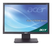 monitor Acer, monitor Acer V193Wbmd, Acer monitor, Acer V193Wbmd monitor, pc monitor Acer, Acer pc monitor, pc monitor Acer V193Wbmd, Acer V193Wbmd specifications, Acer V193Wbmd