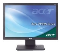 monitor Acer, monitor Acer V193WEOb, Acer monitor, Acer V193WEOb monitor, pc monitor Acer, Acer pc monitor, pc monitor Acer V193WEOb, Acer V193WEOb specifications, Acer V193WEOb