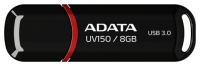 usb flash drive ADATA, usb flash ADATA DashDrive UV150 8GB, ADATA flash usb, flash drives ADATA DashDrive UV150 8GB, thumb drive ADATA, usb flash drive ADATA, ADATA DashDrive UV150 8GB