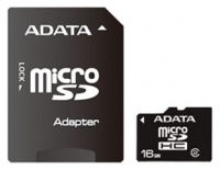 memory card ADATA, memory card ADATA microSDHC Class 2 16GB + SD adapter, ADATA memory card, ADATA microSDHC Class 2 16GB + SD adapter memory card, memory stick ADATA, ADATA memory stick, ADATA microSDHC Class 2 16GB + SD adapter, ADATA microSDHC Class 2 16GB + SD adapter specifications, ADATA microSDHC Class 2 16GB + SD adapter