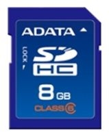 memory card ADATA, memory card ADATA SDHC Class 6 8GB, ADATA memory card, ADATA SDHC Class 6 8GB memory card, memory stick ADATA, ADATA memory stick, ADATA SDHC Class 6 8GB, ADATA SDHC Class 6 8GB specifications, ADATA SDHC Class 6 8GB