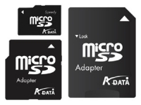 memory card ADATA, memory card ADATA Speedy microSD 1GB +2 adapters, ADATA memory card, ADATA Speedy microSD 1GB +2 adapters memory card, memory stick ADATA, ADATA memory stick, ADATA Speedy microSD 1GB +2 adapters, ADATA Speedy microSD 1GB +2 adapters specifications, ADATA Speedy microSD 1GB +2 adapters