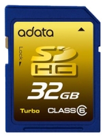 memory card ADATA, memory card ADATA Turbo SDHC Card 32GB (class 6), ADATA memory card, ADATA Turbo SDHC Card 32GB (class 6) memory card, memory stick ADATA, ADATA memory stick, ADATA Turbo SDHC Card 32GB (class 6), ADATA Turbo SDHC Card 32GB (class 6) specifications, ADATA Turbo SDHC Card 32GB (class 6)