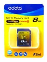 memory card ADATA, memory card ADATA Turbo SDHC (class 10) 8GB, ADATA memory card, ADATA Turbo SDHC (class 10) 8GB memory card, memory stick ADATA, ADATA memory stick, ADATA Turbo SDHC (class 10) 8GB, ADATA Turbo SDHC (class 10) 8GB specifications, ADATA Turbo SDHC (class 10) 8GB