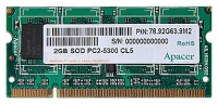 memory module Apacer, memory module Apacer DDR2 667 SO-DIMM 2Gb CL5, Apacer memory module, Apacer DDR2 667 SO-DIMM 2Gb CL5 memory module, Apacer DDR2 667 SO-DIMM 2Gb CL5 ddr, Apacer DDR2 667 SO-DIMM 2Gb CL5 specifications, Apacer DDR2 667 SO-DIMM 2Gb CL5, specifications Apacer DDR2 667 SO-DIMM 2Gb CL5, Apacer DDR2 667 SO-DIMM 2Gb CL5 specification, sdram Apacer, Apacer sdram