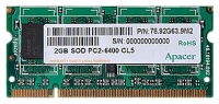memory module Apacer, memory module Apacer DDR2 800 SO-DIMM 2Gb, Apacer memory module, Apacer DDR2 800 SO-DIMM 2Gb memory module, Apacer DDR2 800 SO-DIMM 2Gb ddr, Apacer DDR2 800 SO-DIMM 2Gb specifications, Apacer DDR2 800 SO-DIMM 2Gb, specifications Apacer DDR2 800 SO-DIMM 2Gb, Apacer DDR2 800 SO-DIMM 2Gb specification, sdram Apacer, Apacer sdram
