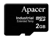 memory card Apacer, memory card Apacer Industrial microSD 2GB, Apacer memory card, Apacer Industrial microSD 2GB memory card, memory stick Apacer, Apacer memory stick, Apacer Industrial microSD 2GB, Apacer Industrial microSD 2GB specifications, Apacer Industrial microSD 2GB