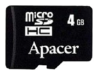 memory card Apacer, memory card Apacer microSDHC Card Class 4 4GB + 2 adapters, Apacer memory card, Apacer microSDHC Card Class 4 4GB + 2 adapters memory card, memory stick Apacer, Apacer memory stick, Apacer microSDHC Card Class 4 4GB + 2 adapters, Apacer microSDHC Card Class 4 4GB + 2 adapters specifications, Apacer microSDHC Card Class 4 4GB + 2 adapters