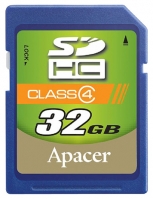 memory card Apacer, memory card Apacer SDHC 32Gb Class 4, Apacer memory card, Apacer SDHC 32Gb Class 4 memory card, memory stick Apacer, Apacer memory stick, Apacer SDHC 32Gb Class 4, Apacer SDHC 32Gb Class 4 specifications, Apacer SDHC 32Gb Class 4