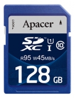 memory card Apacer, memory card Apacer SDXC Class 10 UHS-I U1 (R95 W45 MB/s) 128GB, Apacer memory card, Apacer SDXC Class 10 UHS-I U1 (R95 W45 MB/s) 128GB memory card, memory stick Apacer, Apacer memory stick, Apacer SDXC Class 10 UHS-I U1 (R95 W45 MB/s) 128GB, Apacer SDXC Class 10 UHS-I U1 (R95 W45 MB/s) 128GB specifications, Apacer SDXC Class 10 UHS-I U1 (R95 W45 MB/s) 128GB