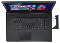 laptop ASUS, notebook ASUS X75VC (Pentium 2020M 2400 Mhz/17.3