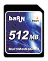 memory card BARN, memory card BARN MultiMedia Card 512MB, BARN memory card, BARN MultiMedia Card 512MB memory card, memory stick BARN, BARN memory stick, BARN MultiMedia Card 512MB, BARN MultiMedia Card 512MB specifications, BARN MultiMedia Card 512MB