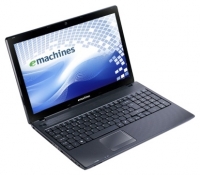 laptop eMachines, notebook eMachines E729Z-P612G32Mikk (Pentium P6100 2000 Mhz/15.6