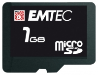 memory card Emtec, memory card Emtec EKMSDM1GB60X, Emtec memory card, Emtec EKMSDM1GB60X memory card, memory stick Emtec, Emtec memory stick, Emtec EKMSDM1GB60X, Emtec EKMSDM1GB60X specifications, Emtec EKMSDM1GB60X