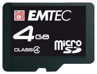 memory card Emtec, memory card Emtec EKMSDM4GB60X, Emtec memory card, Emtec EKMSDM4GB60X memory card, memory stick Emtec, Emtec memory stick, Emtec EKMSDM4GB60X, Emtec EKMSDM4GB60X specifications, Emtec EKMSDM4GB60X