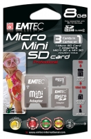 memory card Emtec, memory card Emtec EKMSDM8GB60XHC3IN1, Emtec memory card, Emtec EKMSDM8GB60XHC3IN1 memory card, memory stick Emtec, Emtec memory stick, Emtec EKMSDM8GB60XHC3IN1, Emtec EKMSDM8GB60XHC3IN1 specifications, Emtec EKMSDM8GB60XHC3IN1
