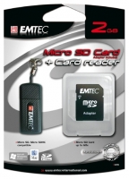memory card Emtec, memory card Emtec microSD 60x 2GB + USB Reader, Emtec memory card, Emtec microSD 60x 2GB + USB Reader memory card, memory stick Emtec, Emtec memory stick, Emtec microSD 60x 2GB + USB Reader, Emtec microSD 60x 2GB + USB Reader specifications, Emtec microSD 60x 2GB + USB Reader