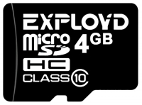 memory card EXPLOYD, memory card EXPLOYD 4GB microSDHC Class 10, EXPLOYD memory card, EXPLOYD 4GB microSDHC Class 10 memory card, memory stick EXPLOYD, EXPLOYD memory stick, EXPLOYD 4GB microSDHC Class 10, EXPLOYD 4GB microSDHC Class 10 specifications, EXPLOYD 4GB microSDHC Class 10