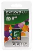memory card EXPLOYD, memory card EXPLOYD SDHC Class 4 8GB, EXPLOYD memory card, EXPLOYD SDHC Class 4 8GB memory card, memory stick EXPLOYD, EXPLOYD memory stick, EXPLOYD SDHC Class 4 8GB, EXPLOYD SDHC Class 4 8GB specifications, EXPLOYD SDHC Class 4 8GB