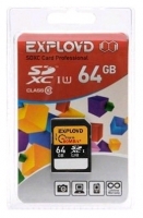 memory card EXPLOYD, memory card EXPLOYD SDXC Class 10 UHS-I U1 80MB/s 64GB, EXPLOYD memory card, EXPLOYD SDXC Class 10 UHS-I U1 80MB/s 64GB memory card, memory stick EXPLOYD, EXPLOYD memory stick, EXPLOYD SDXC Class 10 UHS-I U1 80MB/s 64GB, EXPLOYD SDXC Class 10 UHS-I U1 80MB/s 64GB specifications, EXPLOYD SDXC Class 10 UHS-I U1 80MB/s 64GB