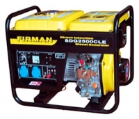 Firman SDG 2500 CLE reviews, Firman SDG 2500 CLE price, Firman SDG 2500 CLE specs, Firman SDG 2500 CLE specifications, Firman SDG 2500 CLE buy, Firman SDG 2500 CLE features, Firman SDG 2500 CLE Electric generator