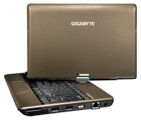 laptop GIGABYTE, notebook GIGABYTE TouchNote T1028X (Atom N280 1660 Mhz/10.1