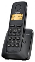 Gigaset A120 cordless phone, Gigaset A120 phone, Gigaset A120 telephone, Gigaset A120 specs, Gigaset A120 reviews, Gigaset A120 specifications, Gigaset A120