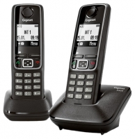 Gigaset A420 Duo cordless phone, Gigaset A420 Duo phone, Gigaset A420 Duo telephone, Gigaset A420 Duo specs, Gigaset A420 Duo reviews, Gigaset A420 Duo specifications, Gigaset A420 Duo