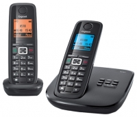 Gigaset A510A Duo cordless phone, Gigaset A510A Duo phone, Gigaset A510A Duo telephone, Gigaset A510A Duo specs, Gigaset A510A Duo reviews, Gigaset A510A Duo specifications, Gigaset A510A Duo