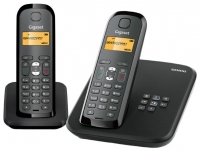 Gigaset AS285 Duo cordless phone, Gigaset AS285 Duo phone, Gigaset AS285 Duo telephone, Gigaset AS285 Duo specs, Gigaset AS285 Duo reviews, Gigaset AS285 Duo specifications, Gigaset AS285 Duo