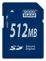 memory card GoodRAM, memory card GoodRAM SDC0512GR, GoodRAM memory card, GoodRAM SDC0512GR memory card, memory stick GoodRAM, GoodRAM memory stick, GoodRAM SDC0512GR, GoodRAM SDC0512GR specifications, GoodRAM SDC0512GR