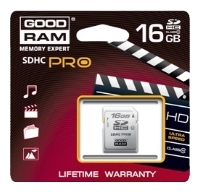 memory card GoodRAM, memory card GoodRAM SDC16GHC10PGRR9, GoodRAM memory card, GoodRAM SDC16GHC10PGRR9 memory card, memory stick GoodRAM, GoodRAM memory stick, GoodRAM SDC16GHC10PGRR9, GoodRAM SDC16GHC10PGRR9 specifications, GoodRAM SDC16GHC10PGRR9