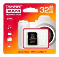 memory card GoodRAM, memory card GoodRAM SDC32GHC6GRR9, GoodRAM memory card, GoodRAM SDC32GHC6GRR9 memory card, memory stick GoodRAM, GoodRAM memory stick, GoodRAM SDC32GHC6GRR9, GoodRAM SDC32GHC6GRR9 specifications, GoodRAM SDC32GHC6GRR9