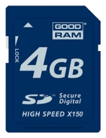 memory card GoodRAM, memory card GoodRAM SDC4096X150GR, GoodRAM memory card, GoodRAM SDC4096X150GR memory card, memory stick GoodRAM, GoodRAM memory stick, GoodRAM SDC4096X150GR, GoodRAM SDC4096X150GR specifications, GoodRAM SDC4096X150GR