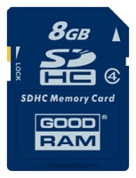 memory card GoodRAM, memory card GoodRAM SDC8GSDHC4, GoodRAM memory card, GoodRAM SDC8GSDHC4 memory card, memory stick GoodRAM, GoodRAM memory stick, GoodRAM SDC8GSDHC4, GoodRAM SDC8GSDHC4 specifications, GoodRAM SDC8GSDHC4