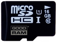 memory card GoodRAM, memory card GoodRAM SDU16GHCUHS1AGRR10, GoodRAM memory card, GoodRAM SDU16GHCUHS1AGRR10 memory card, memory stick GoodRAM, GoodRAM memory stick, GoodRAM SDU16GHCUHS1AGRR10, GoodRAM SDU16GHCUHS1AGRR10 specifications, GoodRAM SDU16GHCUHS1AGRR10