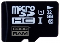 memory card GoodRAM, memory card GoodRAM SDU32GHCUHS1AGRR10, GoodRAM memory card, GoodRAM SDU32GHCUHS1AGRR10 memory card, memory stick GoodRAM, GoodRAM memory stick, GoodRAM SDU32GHCUHS1AGRR10, GoodRAM SDU32GHCUHS1AGRR10 specifications, GoodRAM SDU32GHCUHS1AGRR10