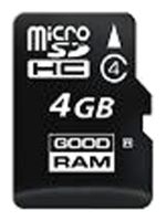 memory card GoodRAM, memory card GoodRAM SDU4GHCGRSR, GoodRAM memory card, GoodRAM SDU4GHCGRSR memory card, memory stick GoodRAM, GoodRAM memory stick, GoodRAM SDU4GHCGRSR, GoodRAM SDU4GHCGRSR specifications, GoodRAM SDU4GHCGRSR