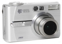 GreenWood D600 digital camera, GreenWood D600 camera, GreenWood D600 photo camera, GreenWood D600 specs, GreenWood D600 reviews, GreenWood D600 specifications, GreenWood D600