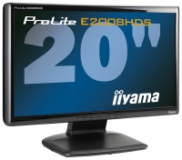 monitor Iiyama, monitor Iiyama ProLite E2008HDS-1, Iiyama monitor, Iiyama ProLite E2008HDS-1 monitor, pc monitor Iiyama, Iiyama pc monitor, pc monitor Iiyama ProLite E2008HDS-1, Iiyama ProLite E2008HDS-1 specifications, Iiyama ProLite E2008HDS-1